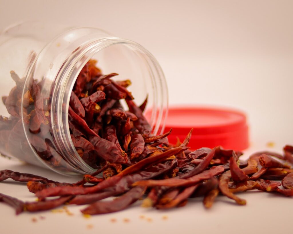 high quality whole dry Kashmiri red chillies
